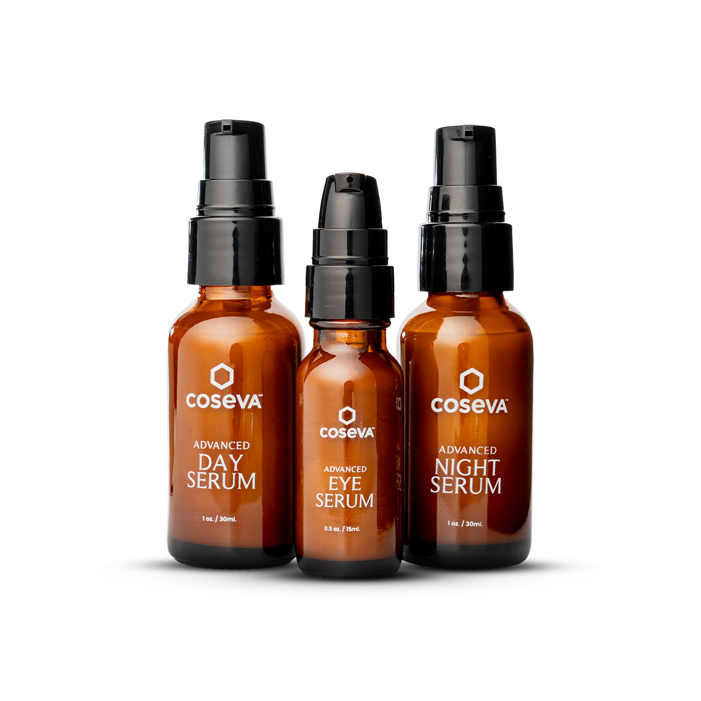 3 Pack - 1 Day Serum with 1 Eye Serum and 1 Night Serum
