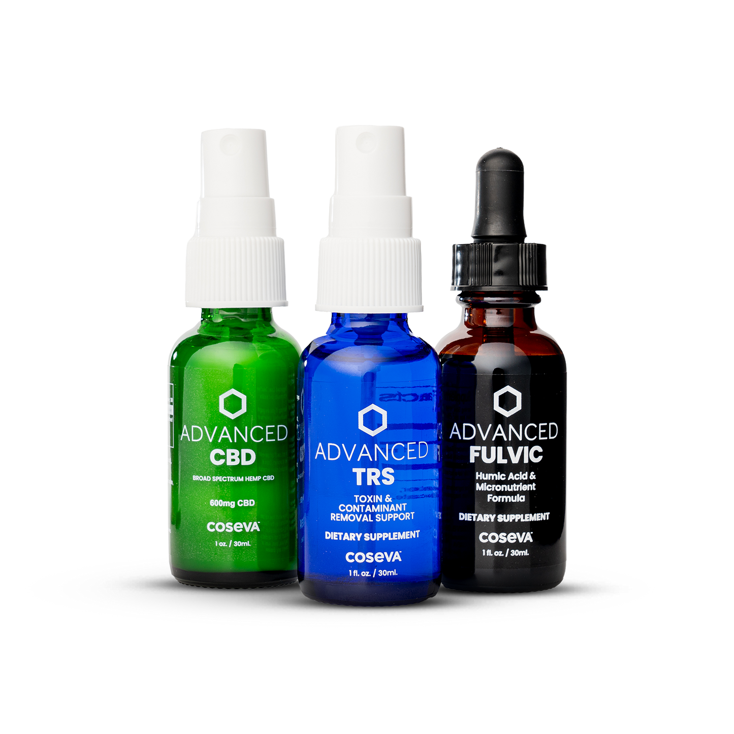 Assortment Pack - 1 TRS with 1 CBD and 1 Fulvic